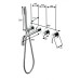 Смеситель для ванны с ручным душем Grocenberg GB5070CR Хром Смеситель для ванны с ручным душем Grocenberg GB5070CR Хром