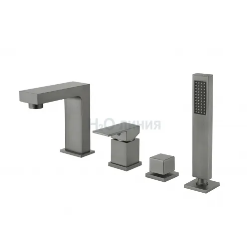 Смеситель на борт ванны Groсenberg GB6008-1 Графит