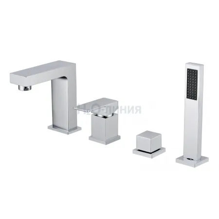 Смеситель на борт ванны Groсenberg GB6008-1 Хром