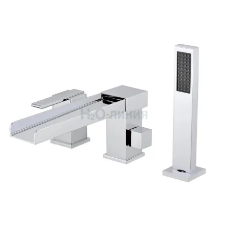 Смеситель на борт ванны Groсenberg GB6008-2 Хром