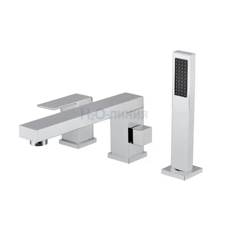 Смеситель на борт ванны Groсenberg GB6008 Хром