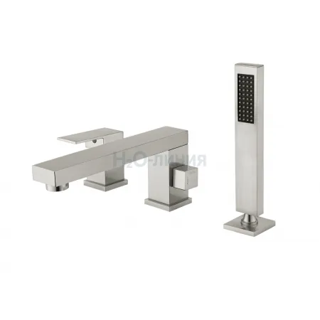 Смеситель на борт ванны Groсenberg GB6008 Никель