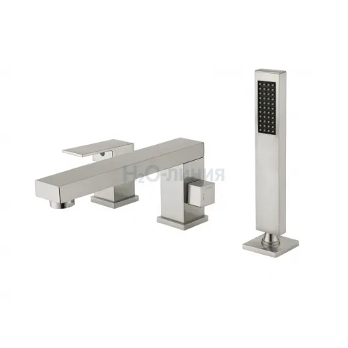 Смеситель на борт ванны Groсenberg GB6008 Никель