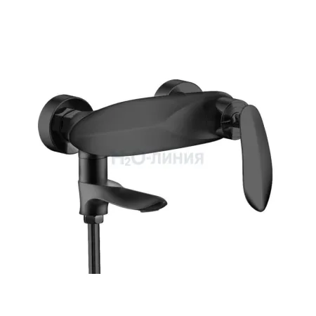 Смеситель для ванны с ручным душем Groсenberg GB8001 Черный матовый