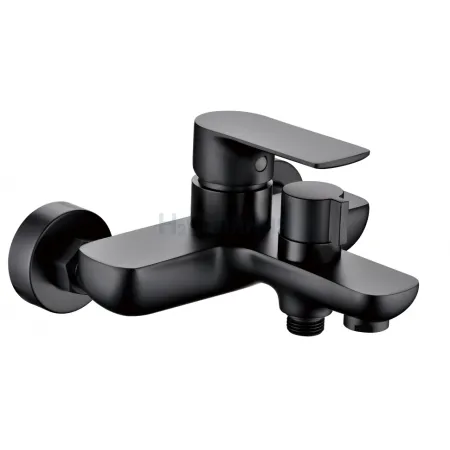 Смеситель для ванны с ручным душем Grocenberg GB8009 Черный матовый