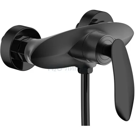 Смеситель для душа с ручным душем Groсenberg GB9001 Черный матовый