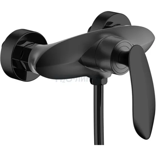 Смеситель для душа с ручным душем Groсenberg GB9001 Черный матовый