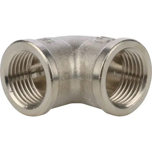 Угольник STOUT ВВ никелированный 1/2