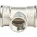Тройник STOUT ВВ переходной никелированный 1 X3/4X1