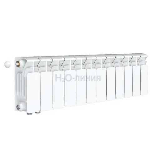 Радиатор биметаллический RIFAR BASE VENTIL 200 х 12 секций нижнее левое подключение, R-BA-200-12-VL