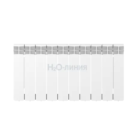 Радиатор биметаллический RIFAR BASE 350 х 10 секций боковое подключение, R-BA-350-10