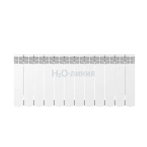 Радиатор биметаллический RIFAR BASE 350 х 12 секций боковое подключение, R-BA-350-12