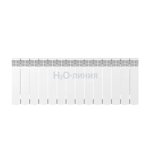Радиатор биметаллический RIFAR BASE 350 х 14 секции боковое подключение, R-BA-350-14