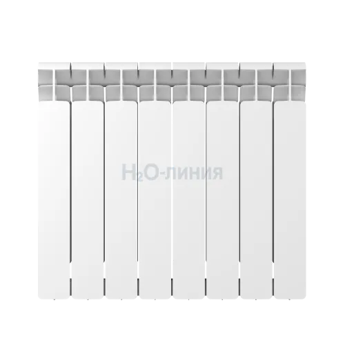 Радиатор биметаллический RIFAR BASE 500 х 8 секций боковое подключение, R-BA-500-08