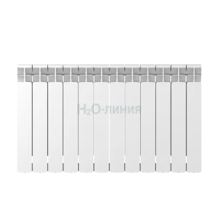 Радиатор биметаллический RIFAR BASE 500 х 12 секций боковое подключение, R-BA-500-12