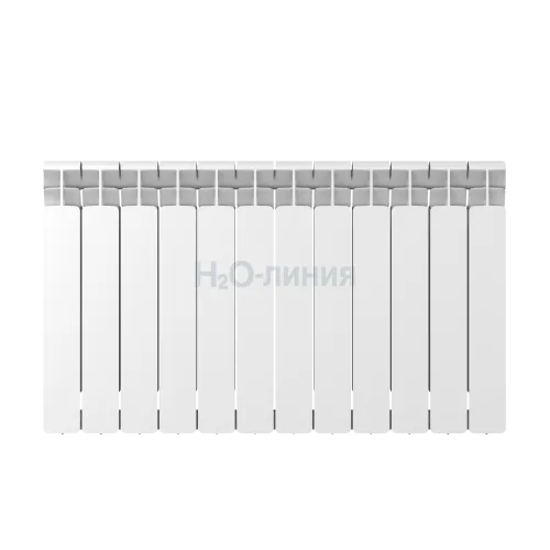 Радиатор биметаллический RIFAR BASE 500 х 12 секций боковое подключение, R-BA-500-12
