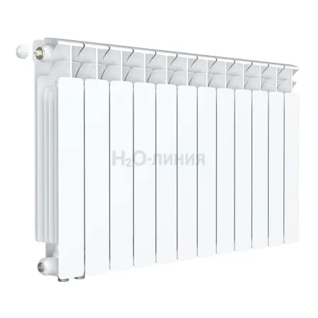 Радиатор биметаллический RIFAR BASE VENTIL 500 х 12 секций нижнее левое подключение, R-BA-500-12-VL