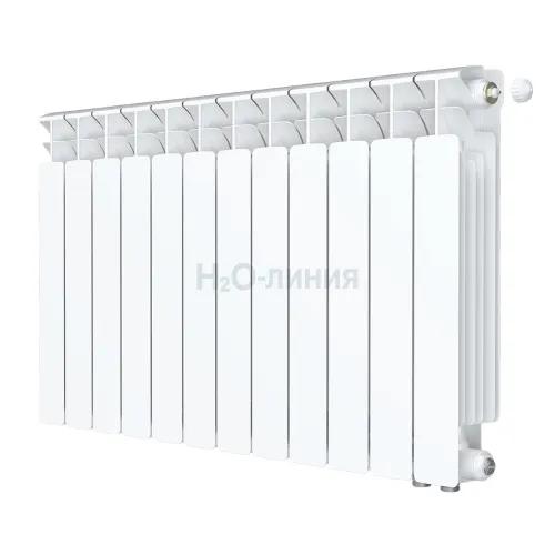 Радиатор биметаллический RIFAR BASE VENTIL 500 х 12 секций нижнее правое подключение, R-BA-500-12-VR