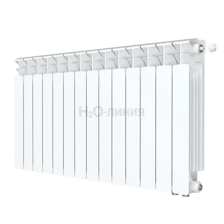 Радиатор биметаллический RIFAR BASE VENTIL 500 х 14 секции нижнее правое подключение, R-BA-500-14-VR