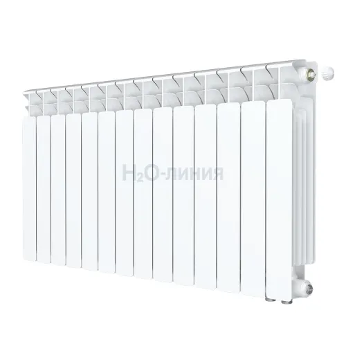 Радиатор биметаллический RIFAR BASE VENTIL 500 х 14 секции нижнее правое подключение, R-BA-500-14-VR