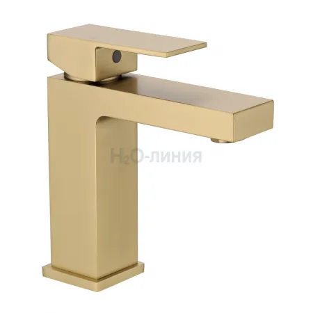 Смеситель для раковины стандартный Grocenberg GB2008MG Матовое золото