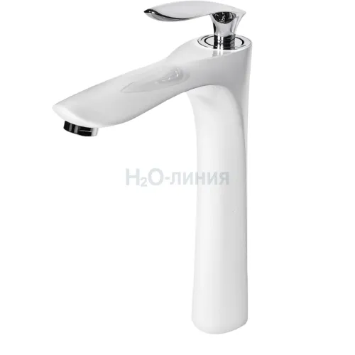 Cмеситель для раковины Grocenberg GB3001 Белый хром