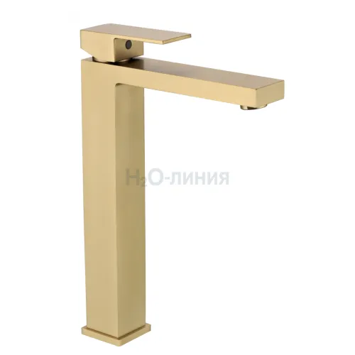 Смеситель для раковины Высокий Grocenberg GB3008MG Матовое золото