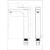 Cмеситель для раковины Grocenberg GB3009 Белый хром