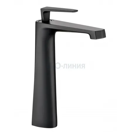 Смеситель для раковины Высокий Grocenberg GB3025BL Чёрный матовый