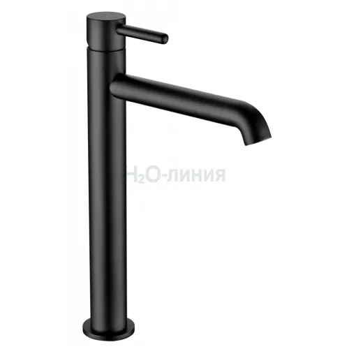 Смеситель для раковины Высокий Grocenberg GB3029BL Чёрный матовый