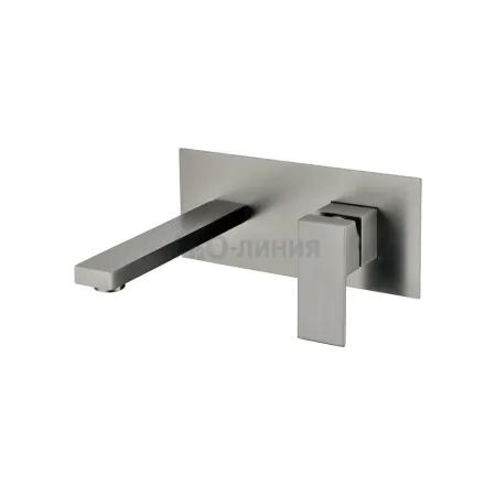 Смеситель встраиваемый для раковины Grocenberg GB588BG Графит Смеситель встраиваемый для раковины Grocenberg GB588BG Графит