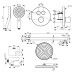 08277-4 Душевая система скрытого монтажа KAISER Sano с термостатом