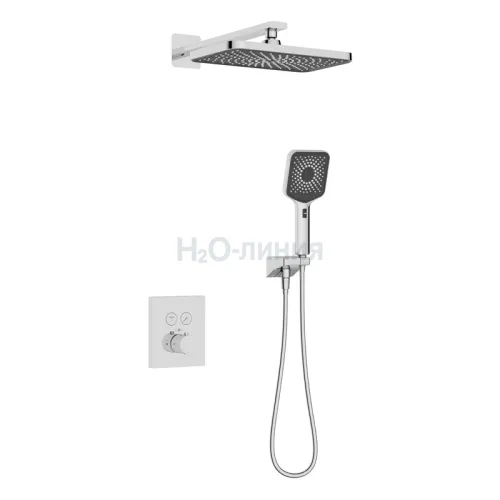 08477 Душевая система скрытого монтажа KAISER Sano с термостатом