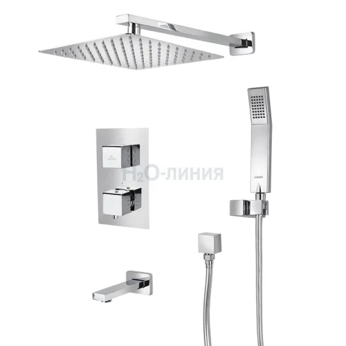 34577 Душевая система KAISER Sonat скрытого монтажа с термостатом