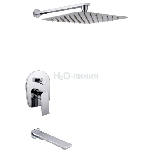 59077 Душевая система KAISER Liniear скрытого монтажа