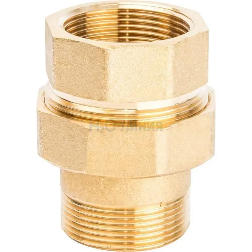 Разъемное соединение STOUT американка ВН 1 1/2 уплотнение под гайкой по плоскости