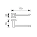 KH-2320 Держатель туалетной бумаги KAISER