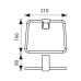 KH-4501 Держатель полотенца KAISER