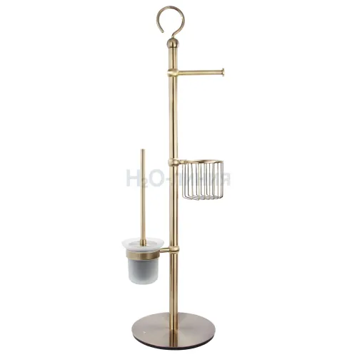 KH-4615 Напольный держатель для туалетной бумаги и ёршика KAISER