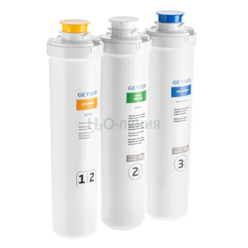 Комплект картриджей Гейзер Смарт для жесткой воды