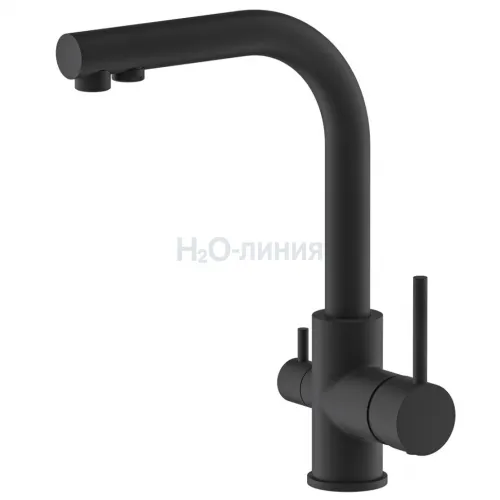 Смеситель для кухни Grocenberg GB40551 Черный матовый