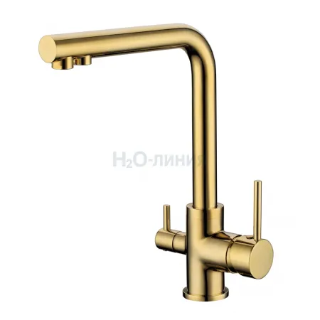 Смеситель для кухни Grocenberg GB40551 Золото