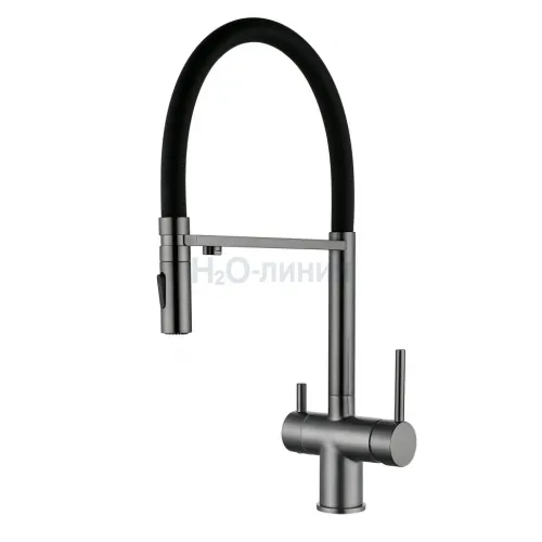 Смеситель для кухни под фильтр на магните GROCENBERG GB4096BG (Kerox Венгрия)