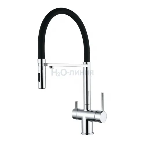 Смеситель для кухни под фильтр на магните GROCENBERG GB4096CR  (Kerox Венгрия)