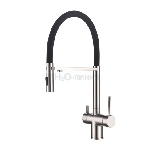 Смеситель для кухни под фильтр на магните GROCENBERG GB4096NK (Kerox Венгрия)
