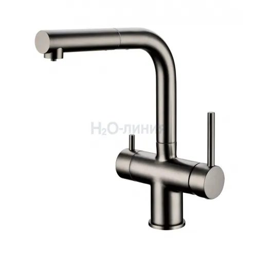 Смеситель для кухни под фильтр с выдвижным изливом GROCENBERG GB4097BG (Kerox Венгрия)