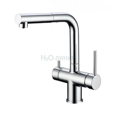 Смеситель для кухни под фильтр с выдвижным изливом GROCENBERG GB4097CR (Kerox Венгрия)