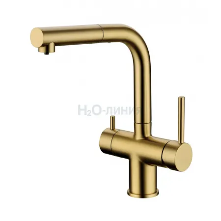 Смеситель для кухни под фильтр с выдвижным изливом GROCENBERG GB4097MG (Kerox Венгрия)