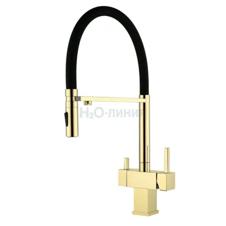 Смеситель для кухни под фильтр на магните GROCENBERG GB4098GO (Kerox Венгрия)