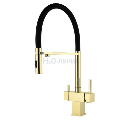 Смеситель для кухни под фильтр на магните GROCENBERG GB4098GO (Kerox Венгрия)